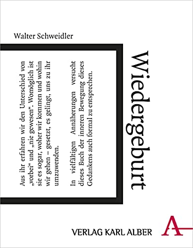 Wiedergeburt: Halbband 1 von Verlag Karl Alber